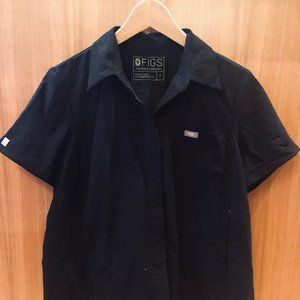 Women's FIGS Scrub Top & Pants - Black